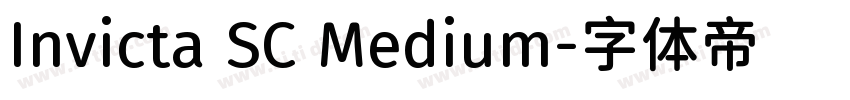 Invicta SC Medium字体转换